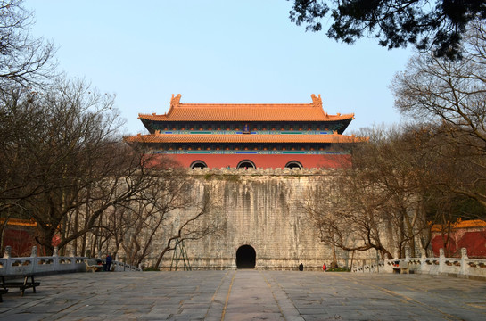 明孝陵城樓