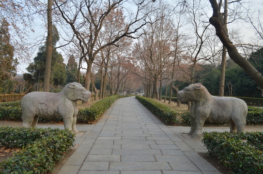 明孝陵神道遺址