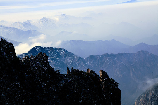 冬景 黃山風(fēng)光