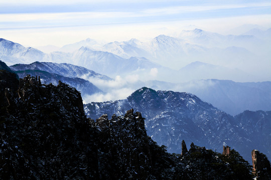 冬景 黃山風(fēng)光