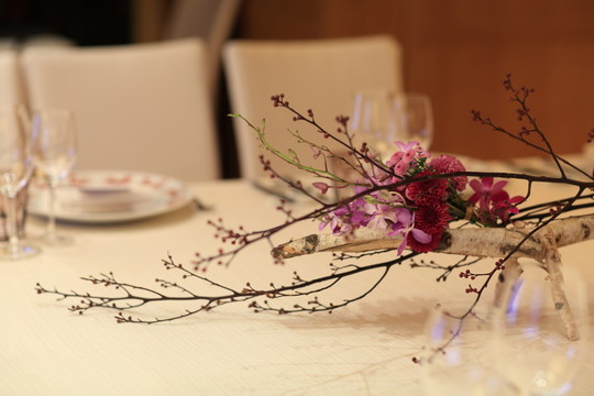 餐桌插花藝術(shù)