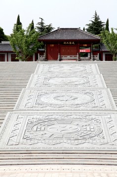 函谷關(guān)道家之源門前太極圖