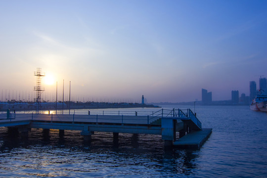 海邊青島風(fēng)光