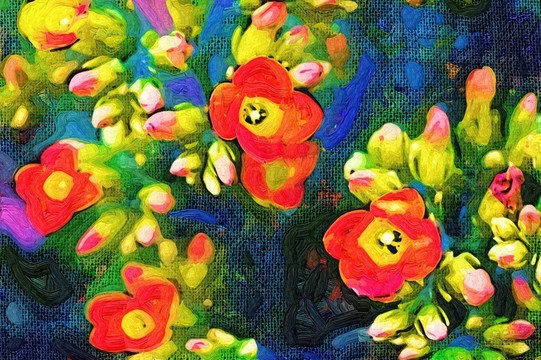 花卉 抽象畫(huà)
