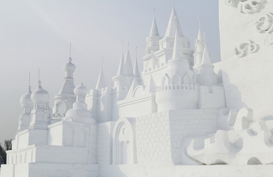 雪雕城堡
