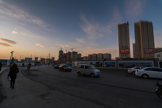 建設(shè)中的西安