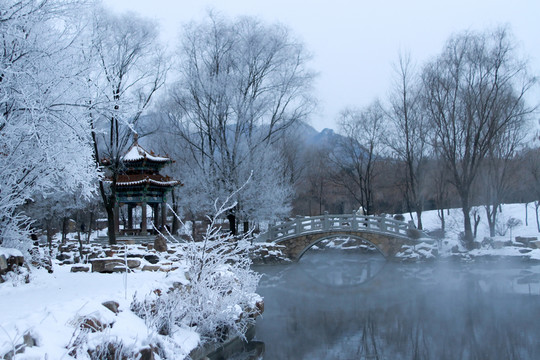 雪后霧凇