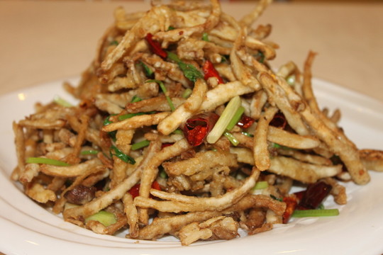 干煸茶樹菇