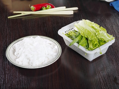 米皮 青菜 火鍋配菜