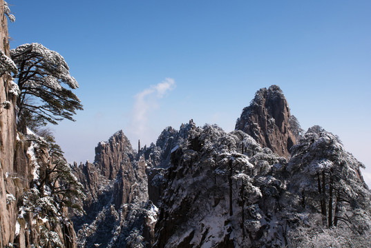 雪后黃山