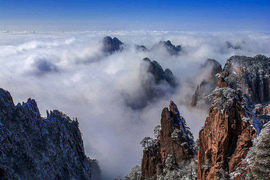 黃山西海云海