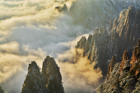 黃山西海云海