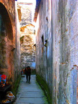 石板路 老巷子