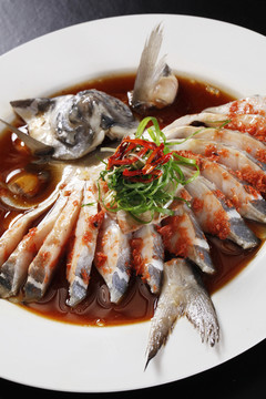 大蝦醬蒸鯧魚