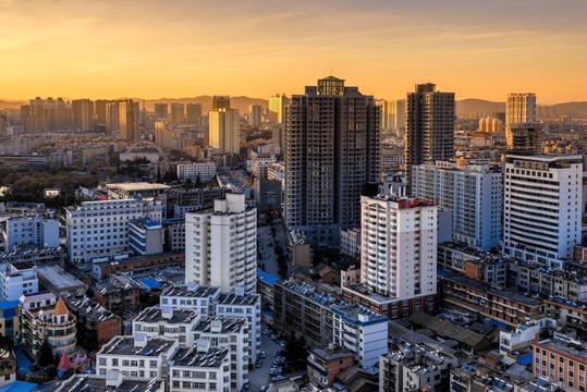 擁擠的城市