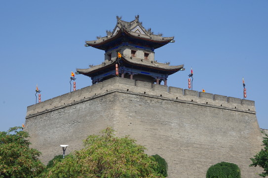 西安明代古城墻東南城角