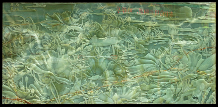 精美浮雕石材藝術畫玉石工藝雕刻