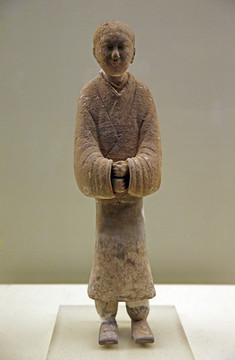漢代持慧女俑