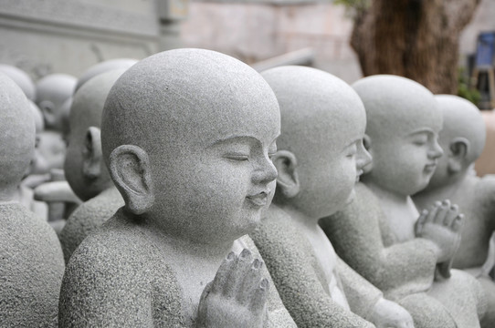 廈門進(jìn)明寺 石雕佛像