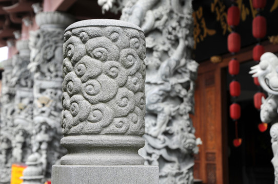 廈門進(jìn)明寺 石雕祥云