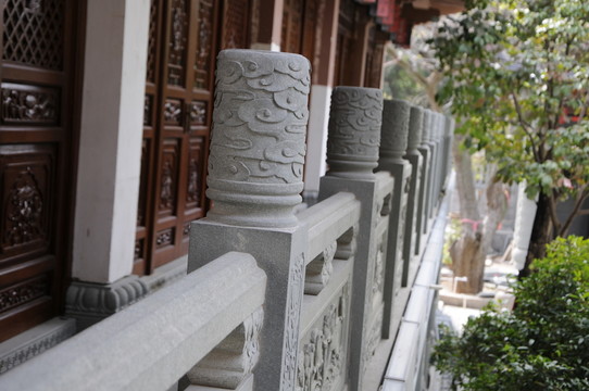 廈門進明寺 石雕祥云