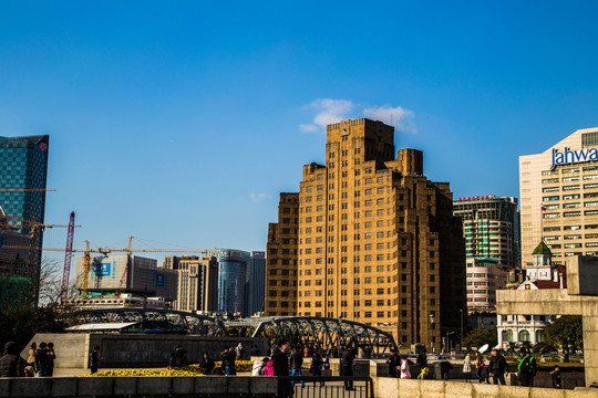 外擺渡橋 上海大廈