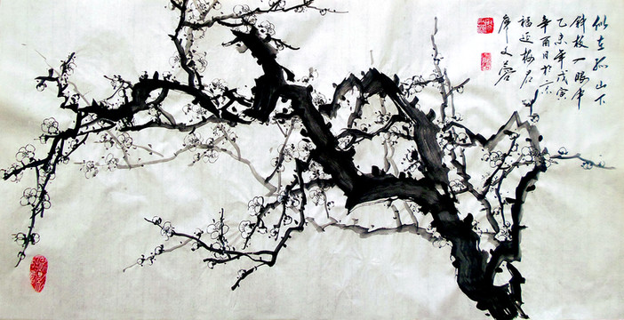 中國(guó)畫(huà) 墨梅