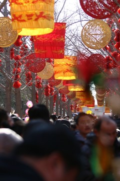 廟會(huì)人群