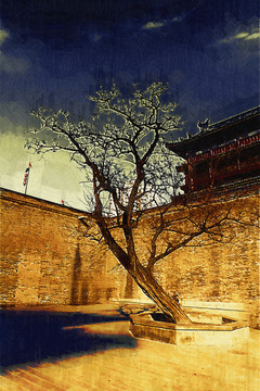 風(fēng)景畫(huà) 油畫(huà) TIF無(wú)分層