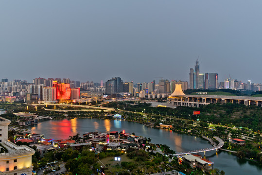 南寧 民歌湖夜景