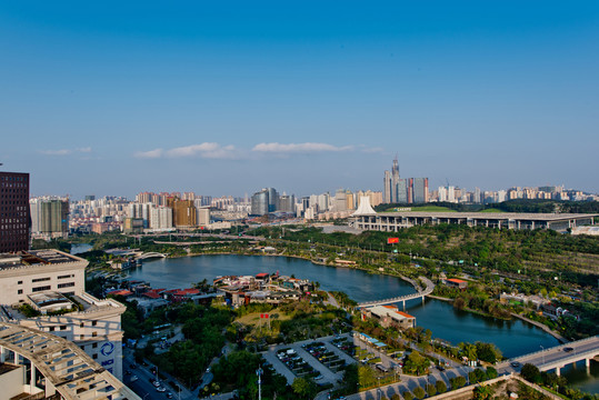 南寧 民歌湖全景