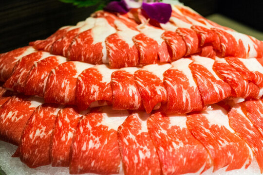 精品肥牛 牛肉片 生切牛肉片