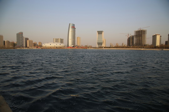 鶴壁淇河沿河建筑