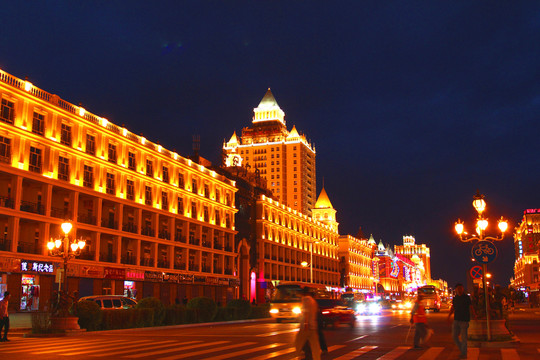 建筑物夜景