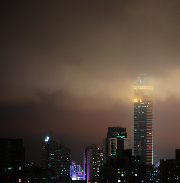 標志建筑夜景
