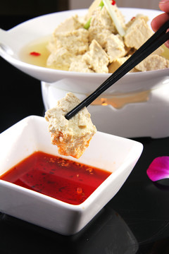 蘸汁老豆腐