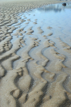 沙滩纹路