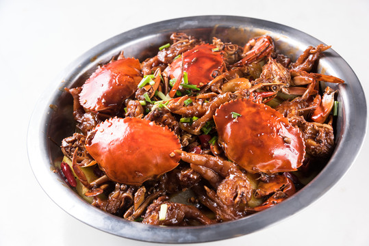 蟹肉煲
