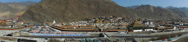 甘南拉卜楞寺大全景