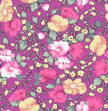 花朵 碎花 未分層