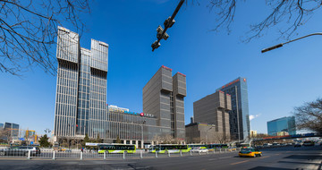 北京CBD萬(wàn)達(dá)廣場(chǎng)高清全景圖