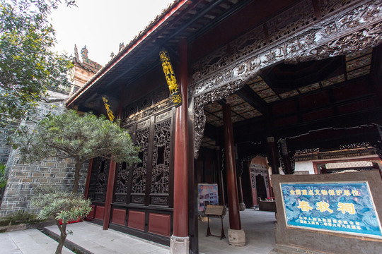 中國古建筑敘永春秋祠
