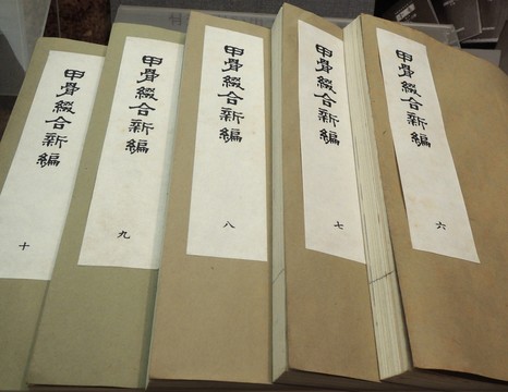 甲骨綴合新編書籍