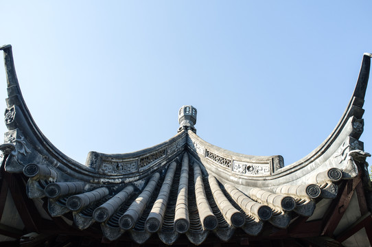 上海古漪園 房頂局部