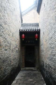 山西 王家大院 街道 青磚