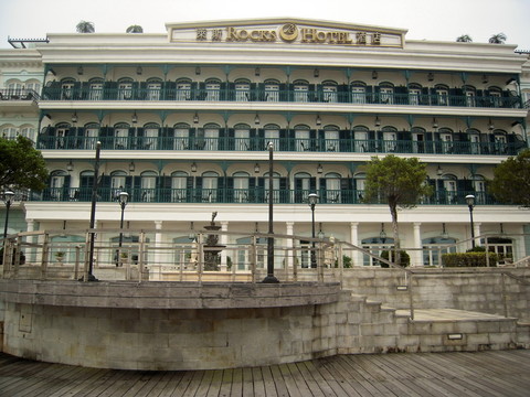 澳門萊斯酒店后面外景