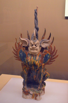 彩繪鎮(zhèn)墓獸