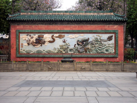佛山祖廟雙龍壁