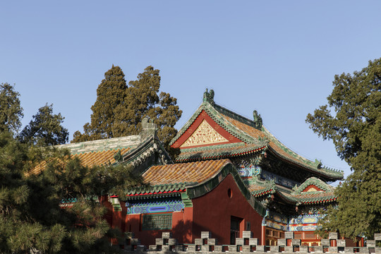 北京特色寺廟古建筑