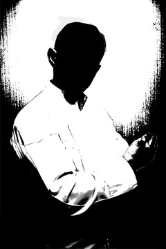 創(chuàng)意人影人像剪影